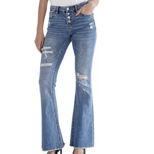 Altar’d State High Rise Button Fly Flare Jeans – Size 29 NWT
